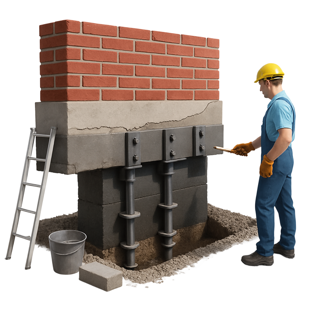 Ремонт фундамента в Туле